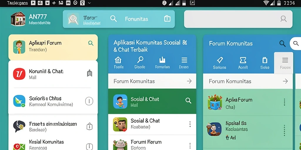 Tampilan antarmuka AN777 yang modern dan interaktif.