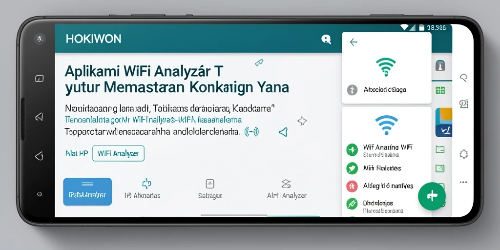 Tampilan antarmuka HOKIWON yang informatif dan sederhana.